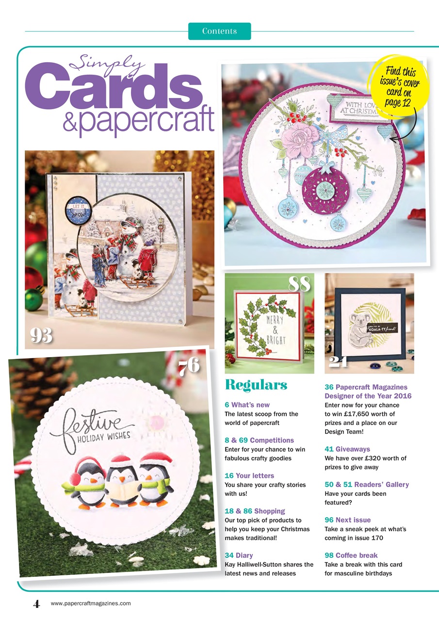 Simply Cards & Papercraft Preview Pages