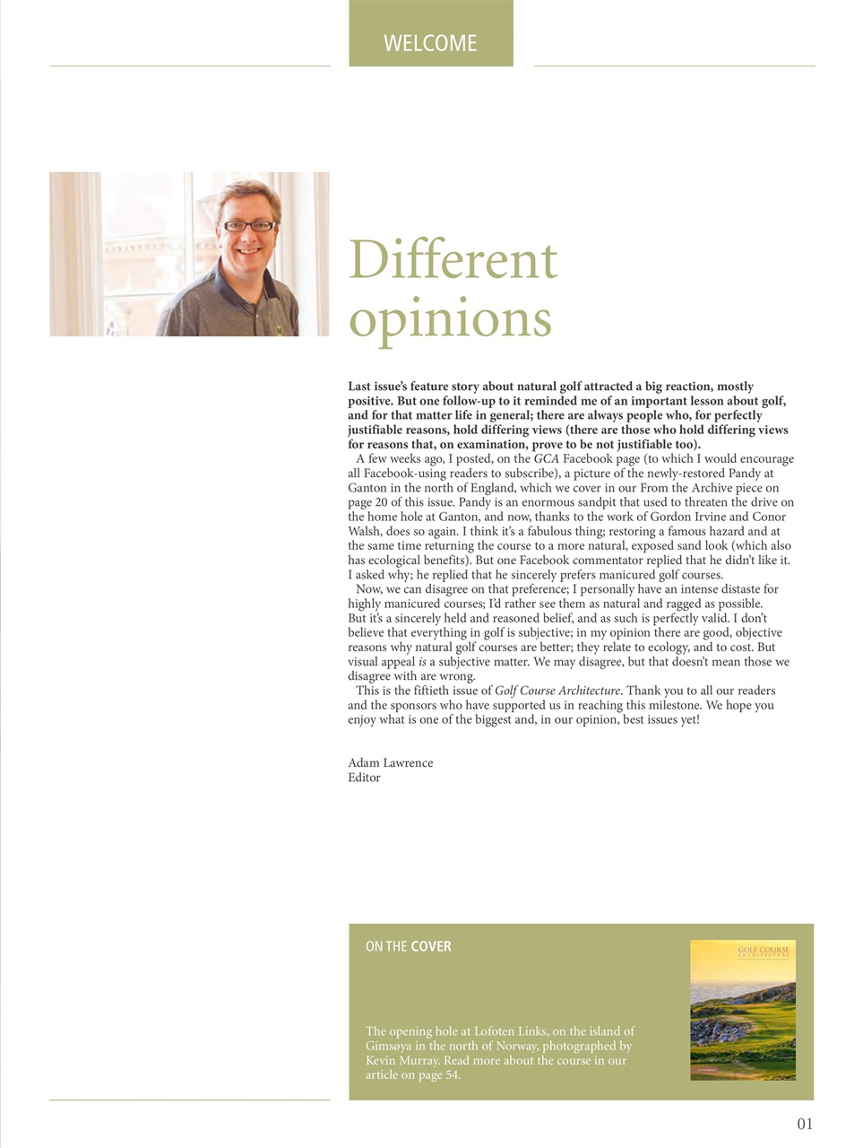 Golf Course Architecture Preview Pages