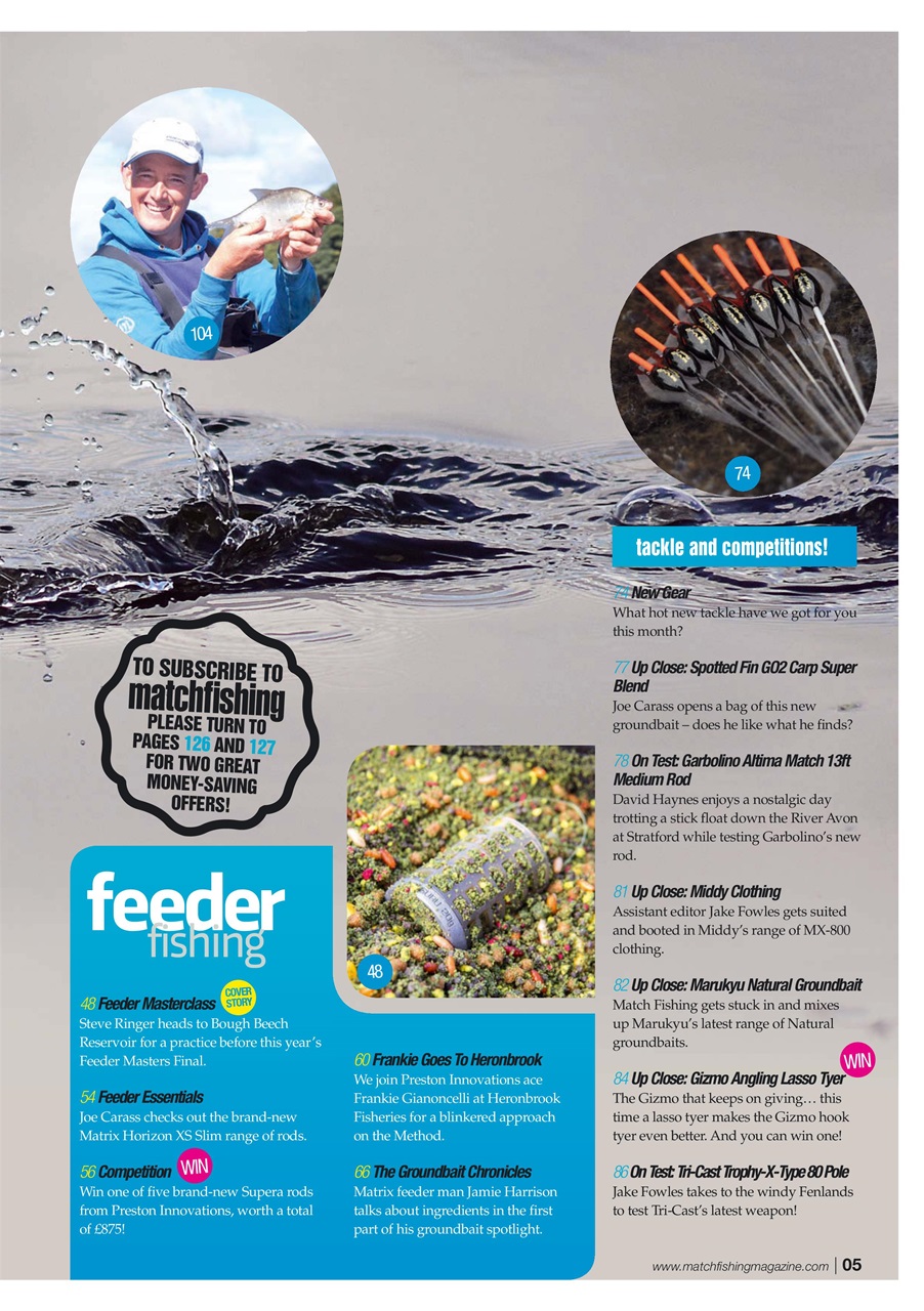 Match Fishing Preview Pages
