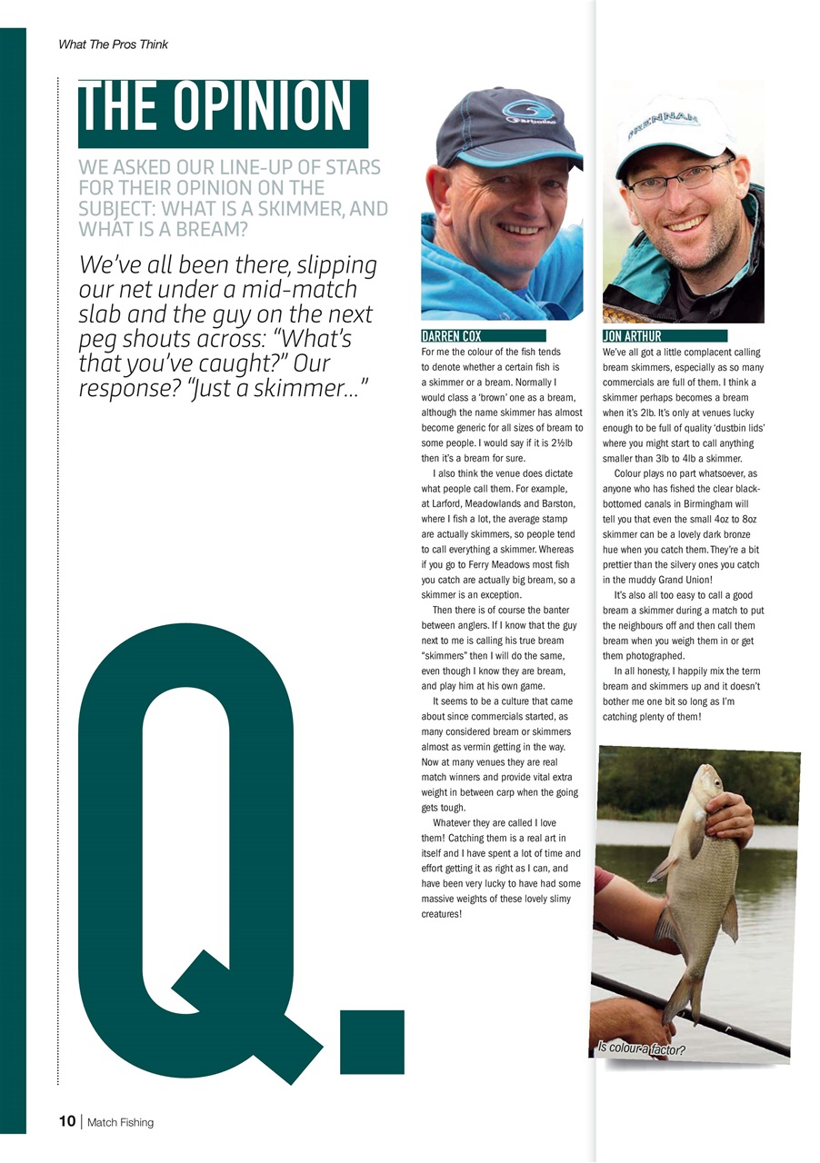 Match Fishing Preview Pages