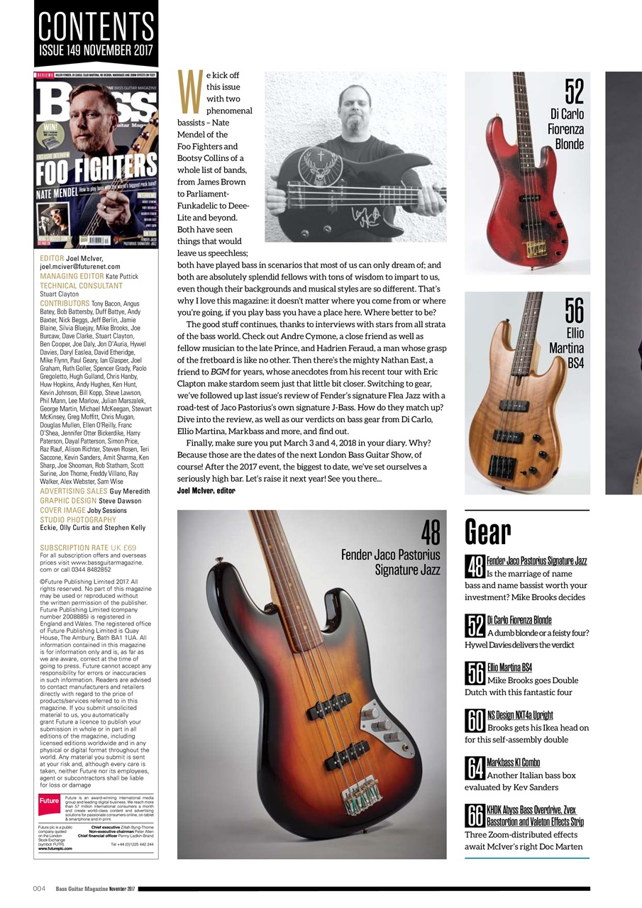 Bass Player UK Preview Pages