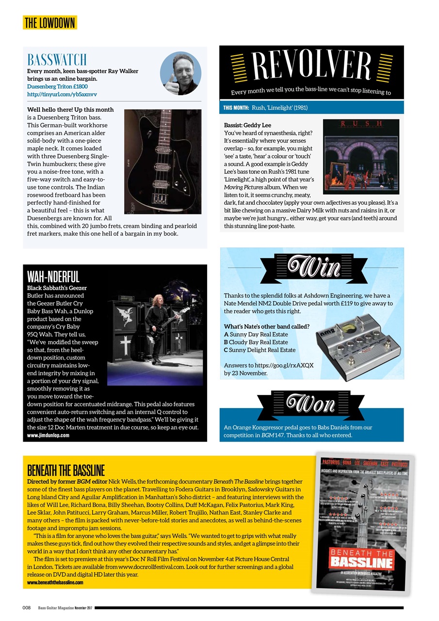 Bass Player UK Preview Pages