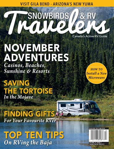 Snowbirds & RV Travelers issue Nov 17