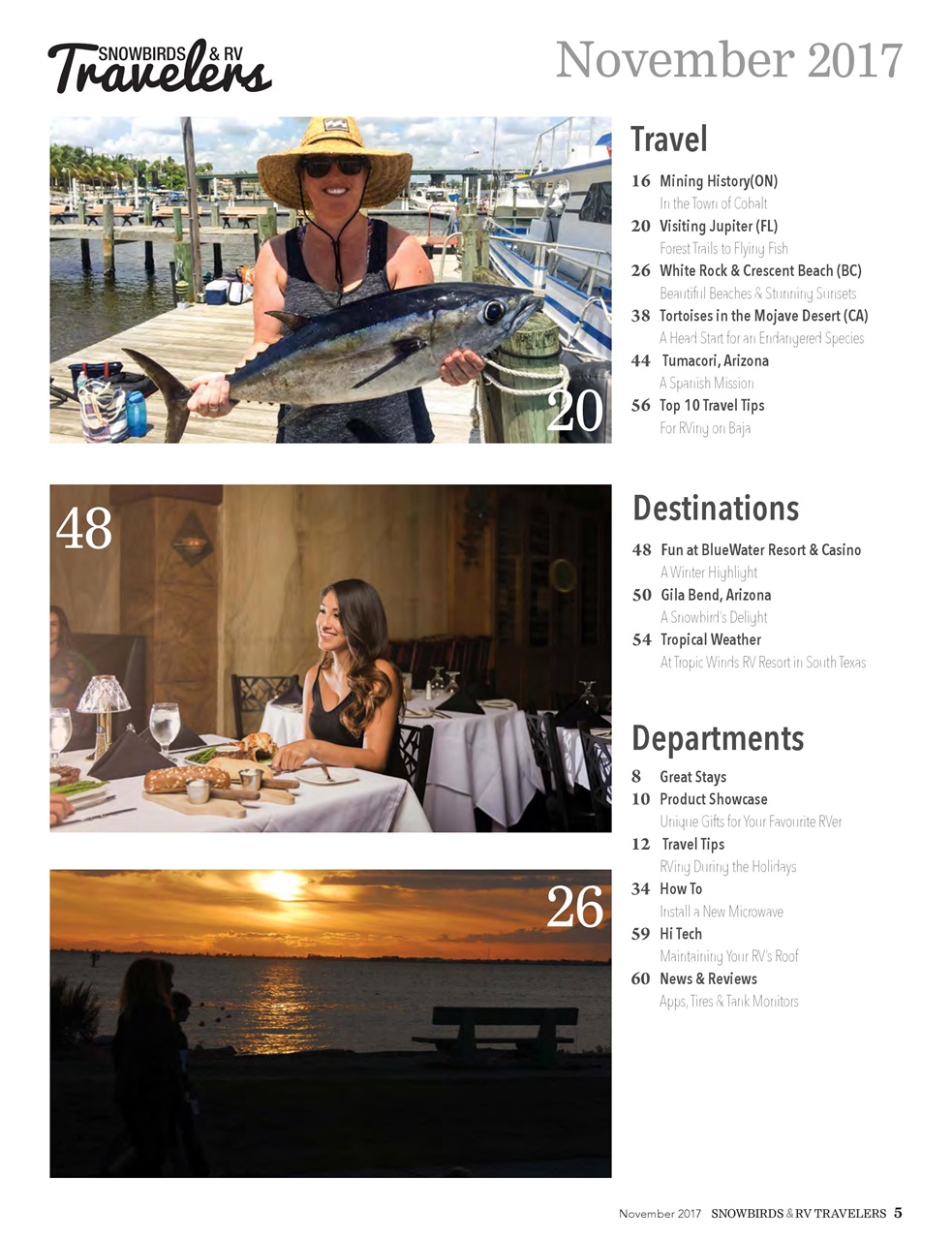 Snowbirds & RV Travelers Preview Pages