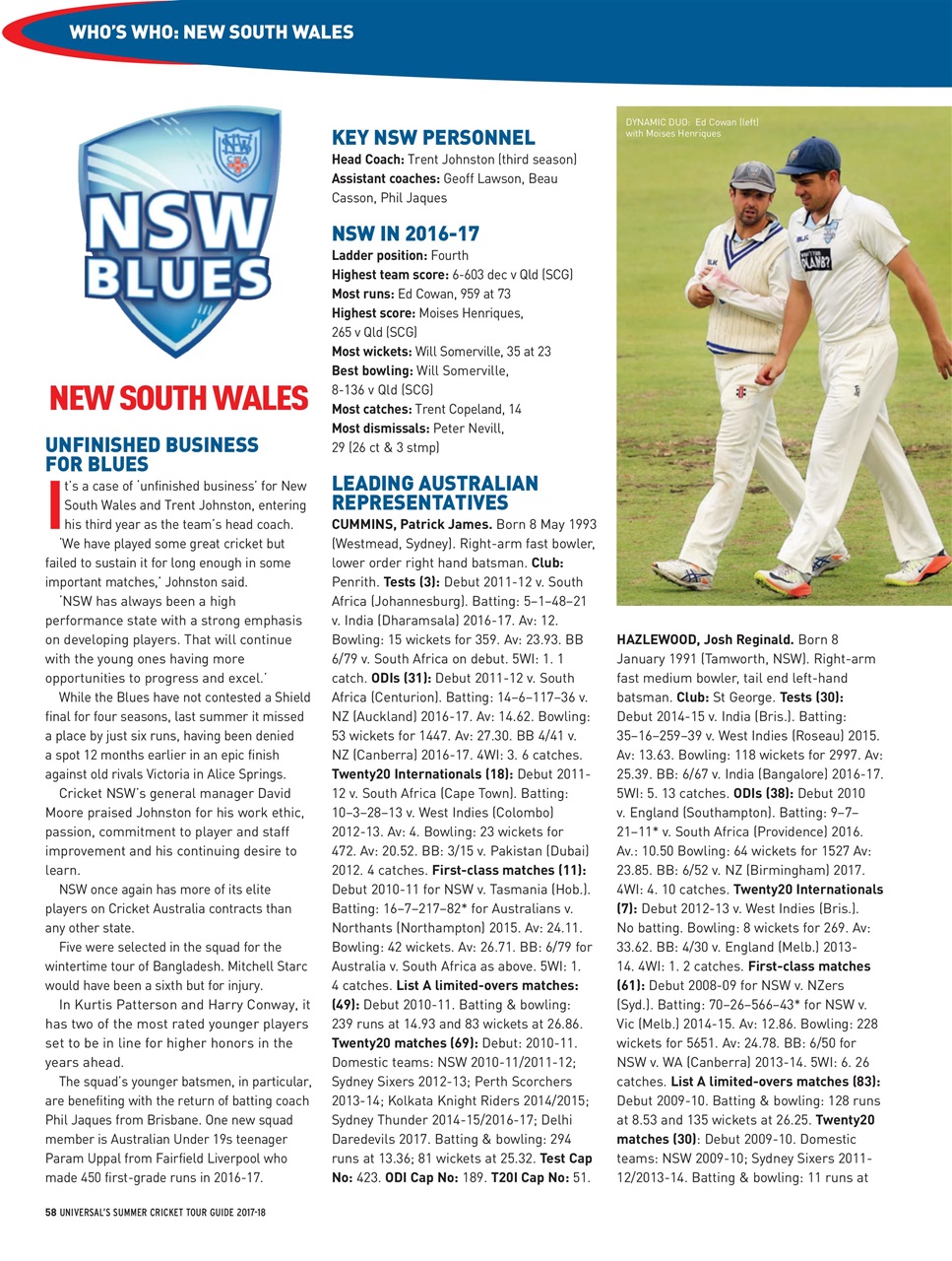 Cricket Summer Guide Preview Pages