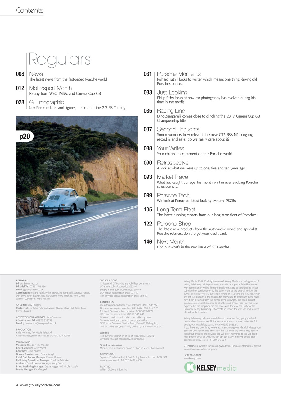GT Porsche Preview Pages