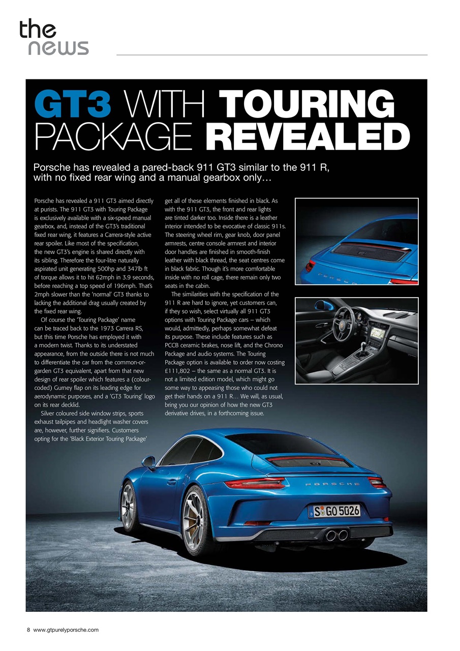 GT Porsche Preview Pages