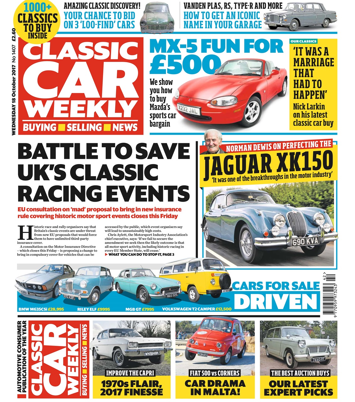 Classic Car Weekly Preview Pages