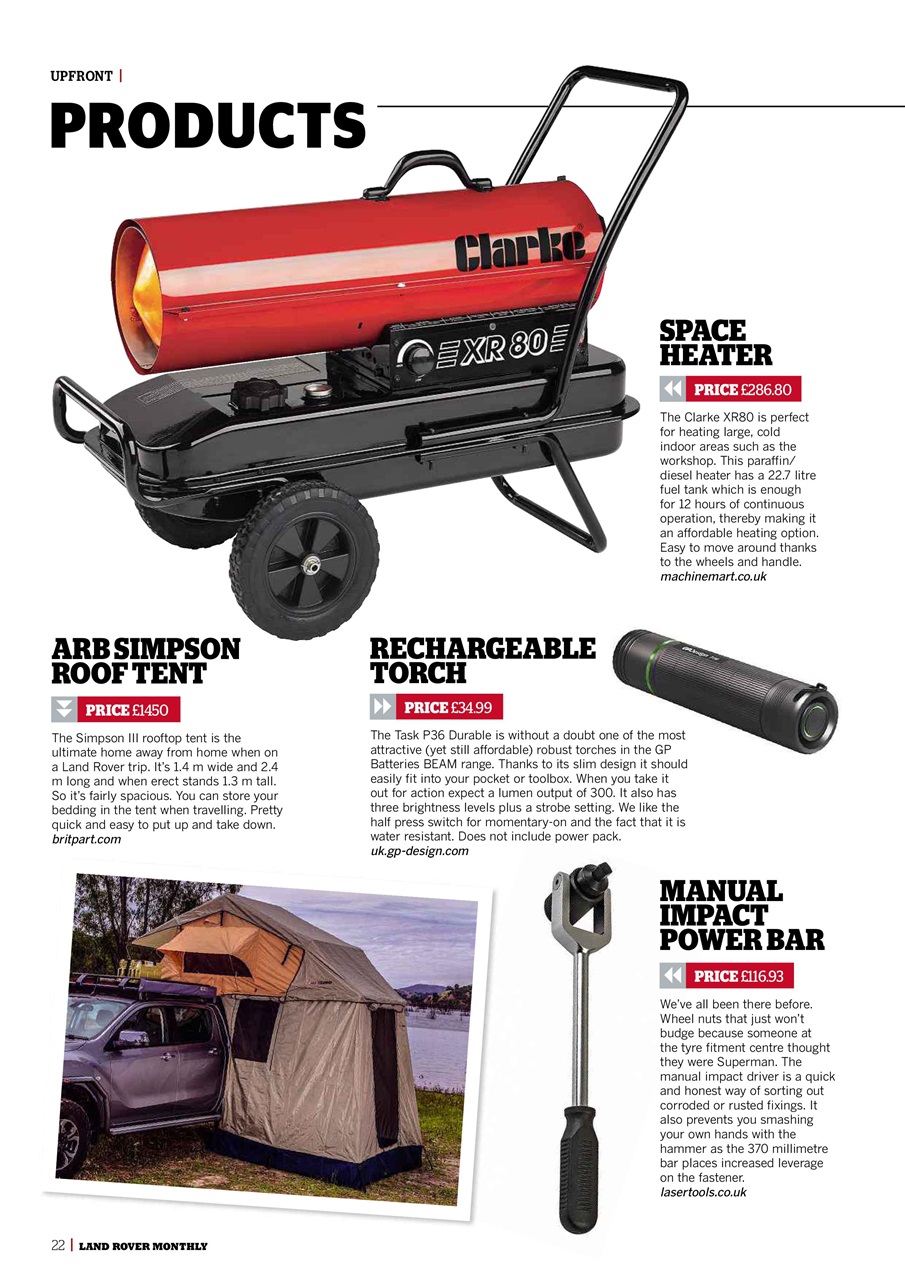 Land Rover Monthly Preview Pages