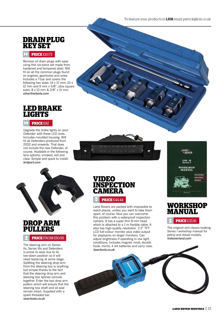 Land Rover Monthly Preview Pages