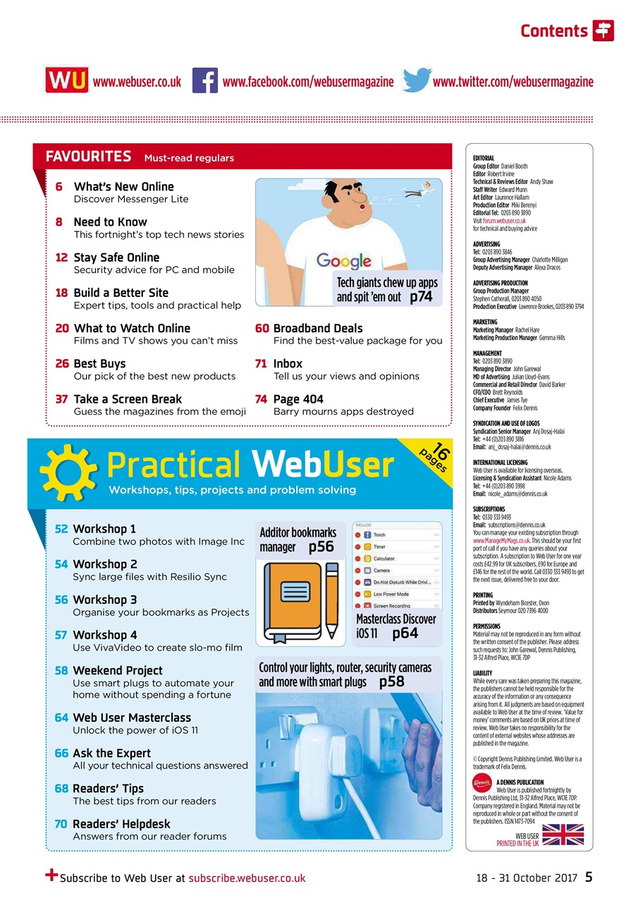 Webuser Preview Pages