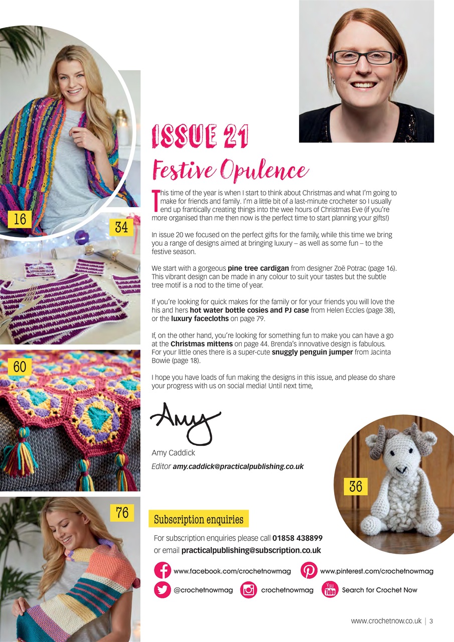 Crochet Now Magazine Preview Pages