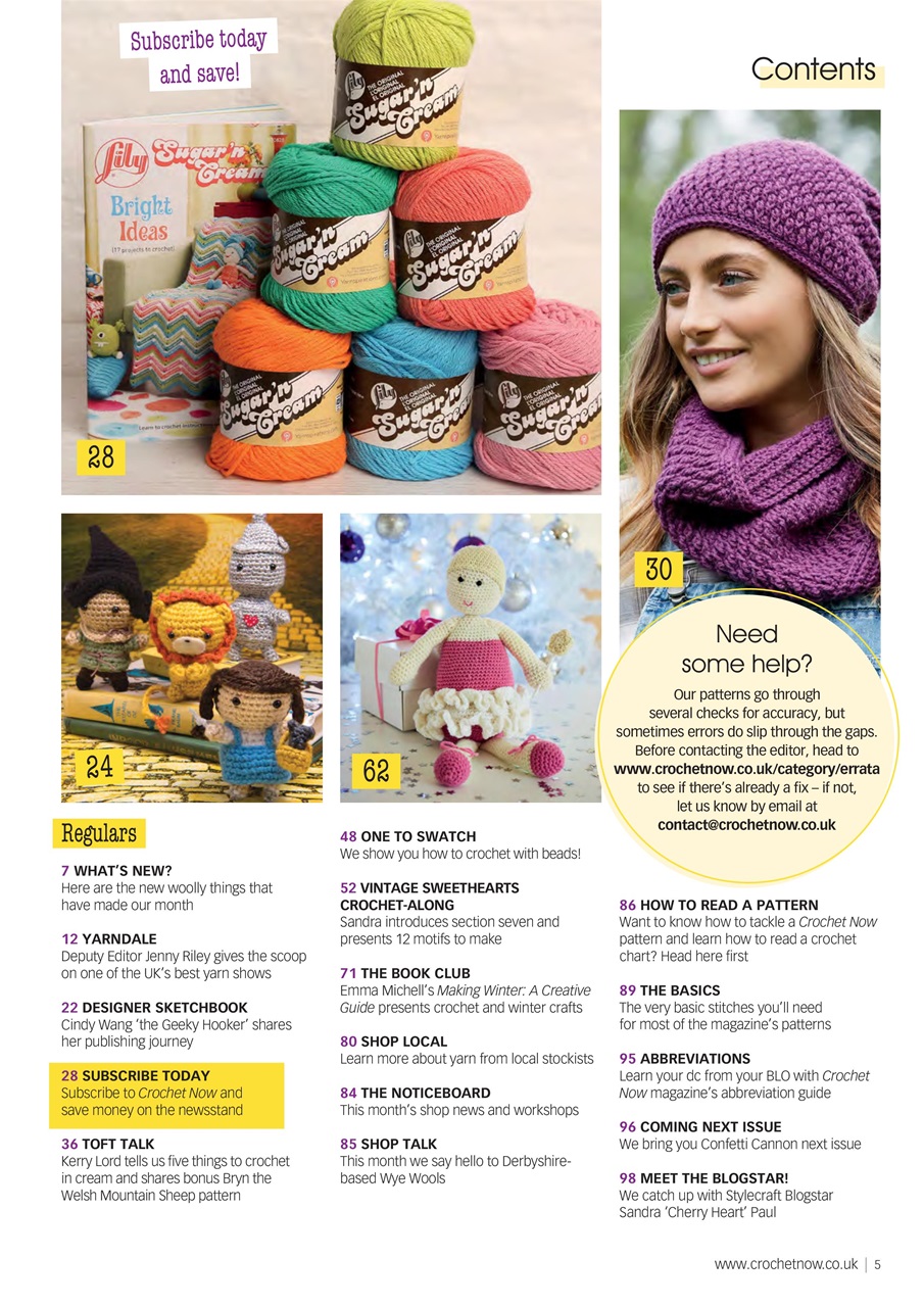 Crochet Now Magazine Preview Pages