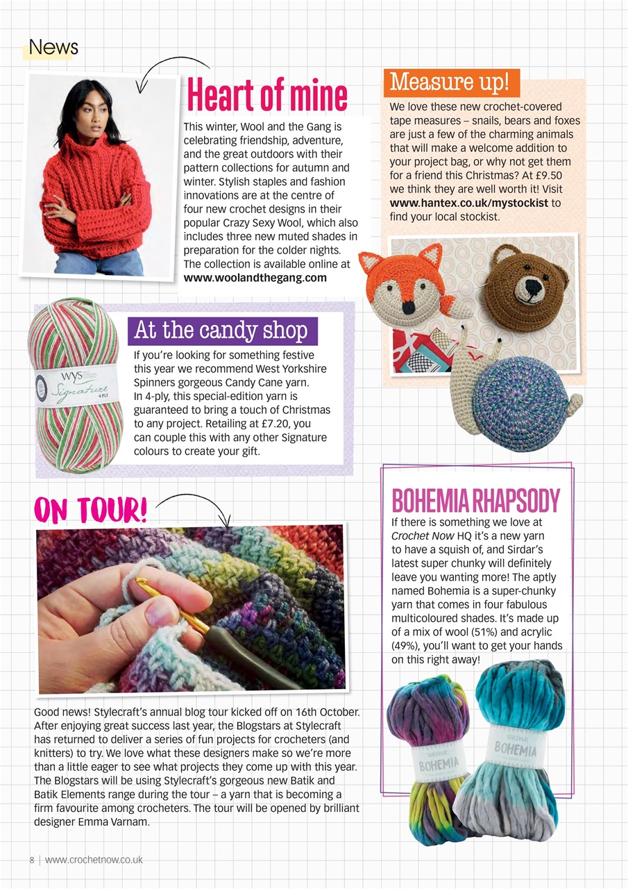 Crochet Now Magazine Preview Pages