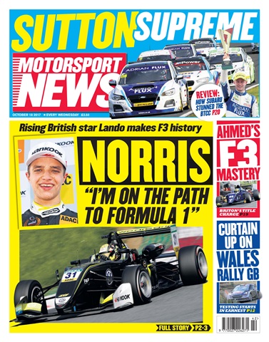 Motorsport News issue 18th October 2017