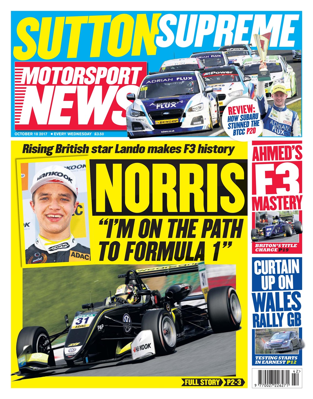 Motorsport News Preview Pages
