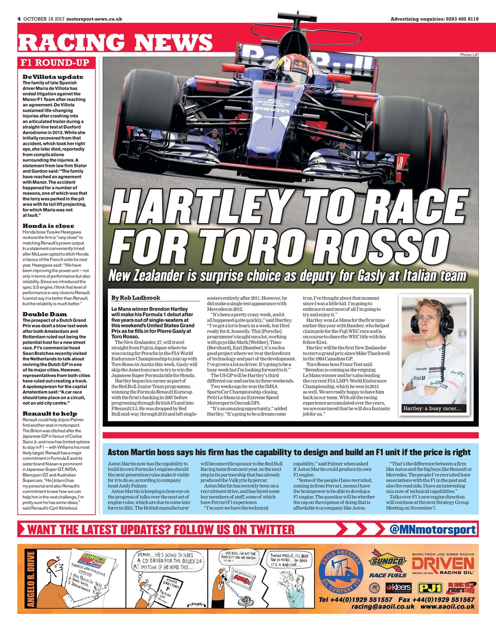 Motorsport News Preview Pages