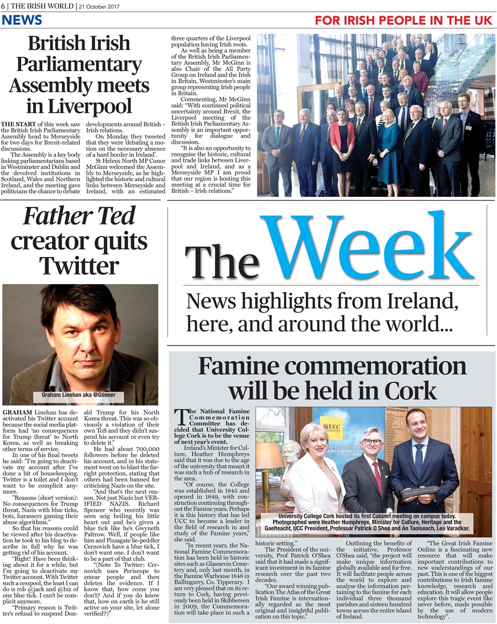 Irish World Preview Pages