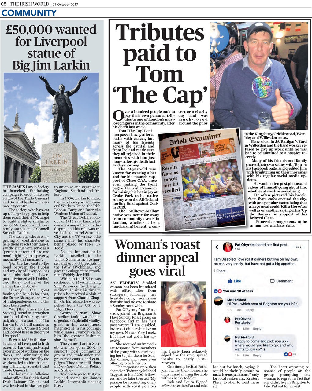 Irish World Preview Pages