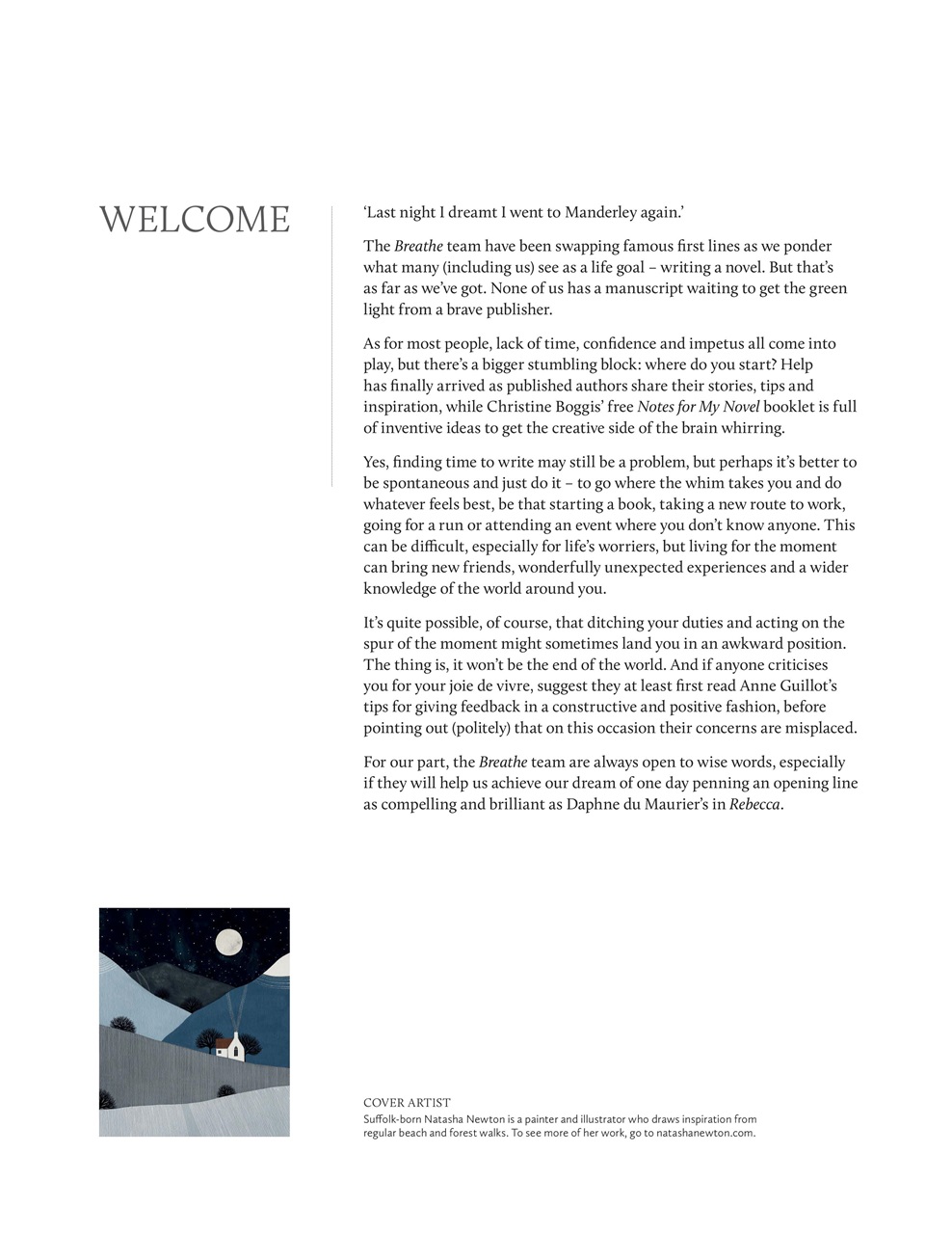 Breathe Preview Pages