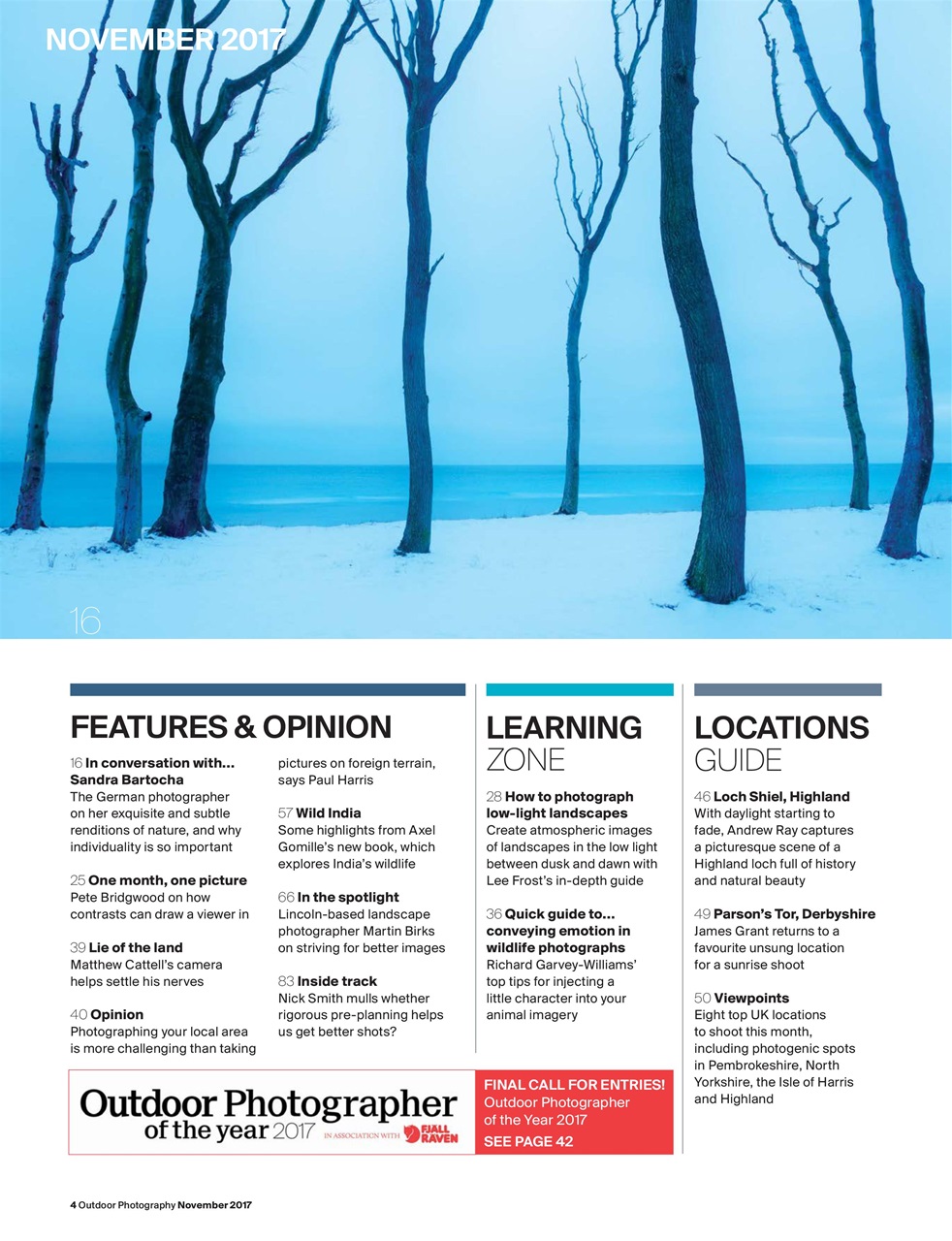 Outdoor Photography Preview Pages