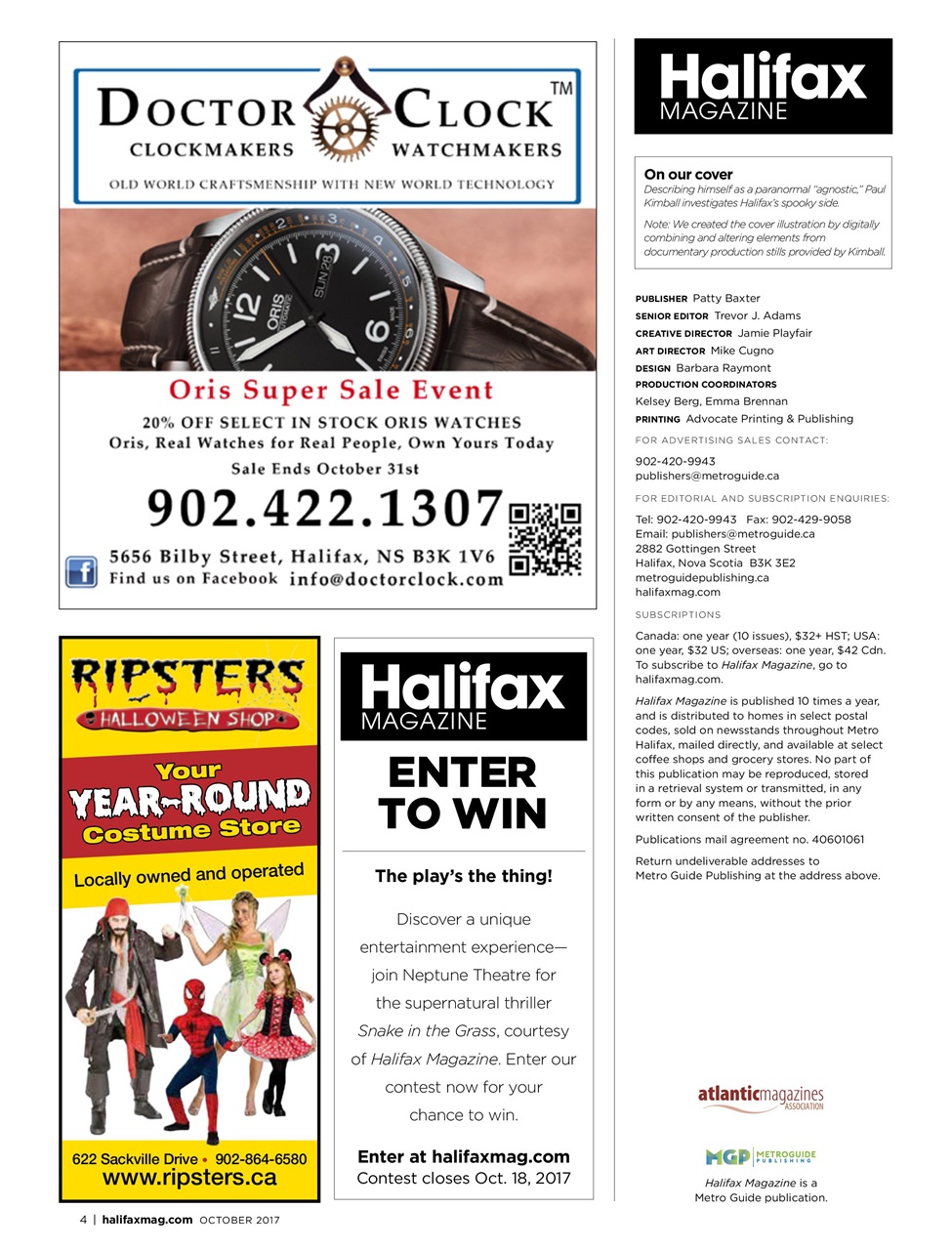 Halifax Magazine Preview Pages