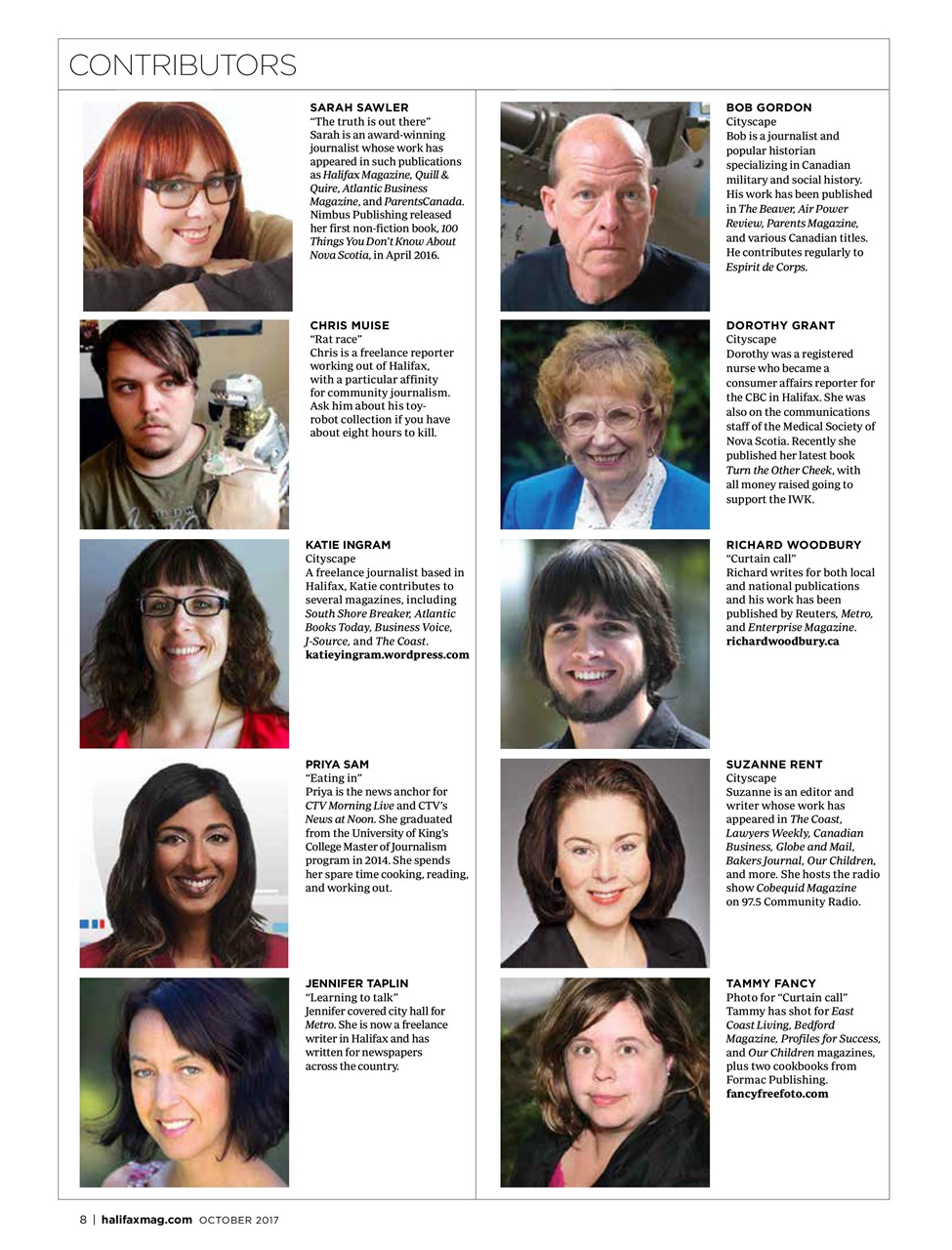 Halifax Magazine Preview Pages