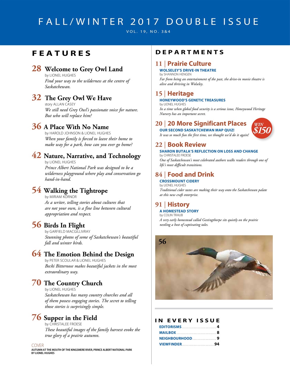 Prairies North Magazine Preview Pages