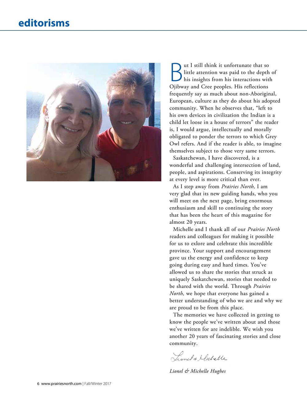 Prairies North Magazine Preview Pages