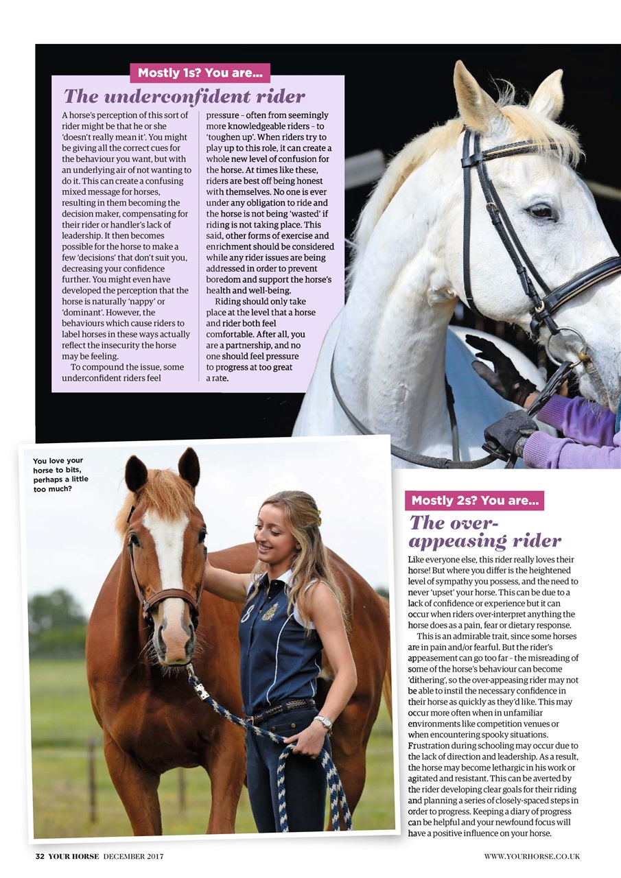 Your Horse Preview Pages