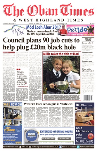 The Oban Times & Lochaber Times issue 