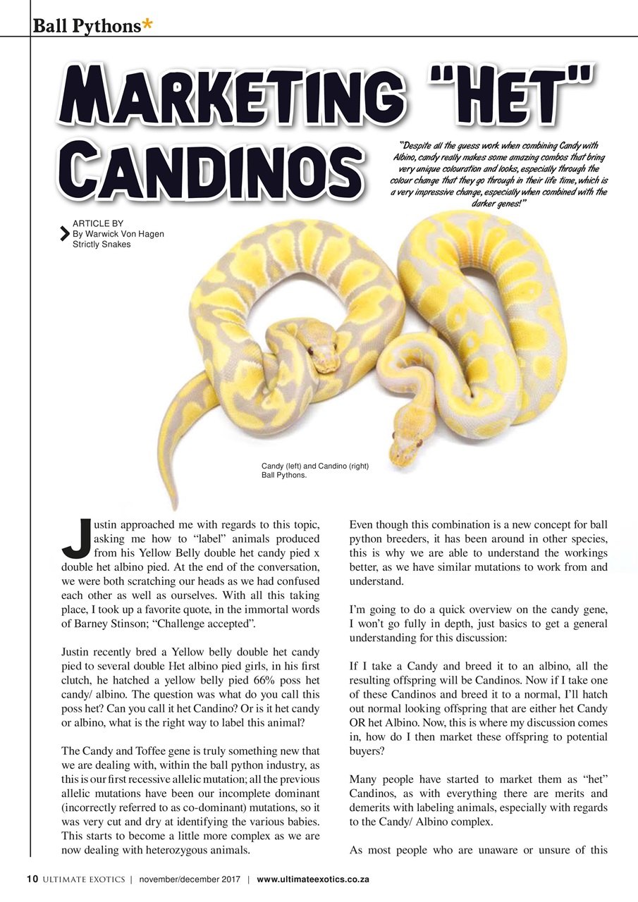 Ultimate Exotics Preview Pages