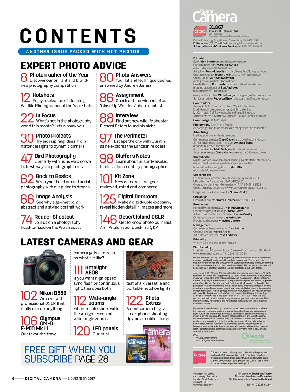 Digital Camera Magazine Preview Pages