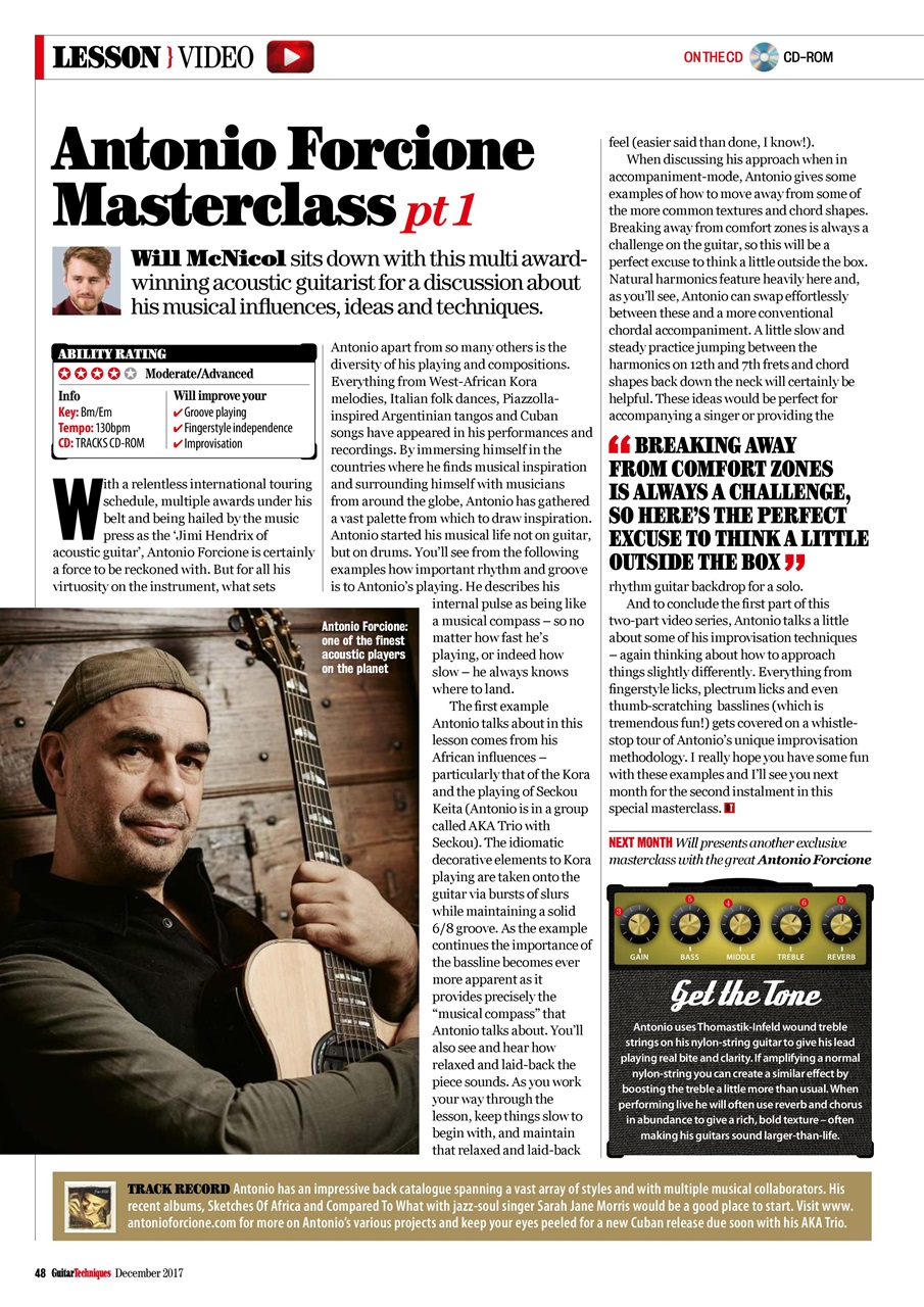Guitar Techniques Preview Pages