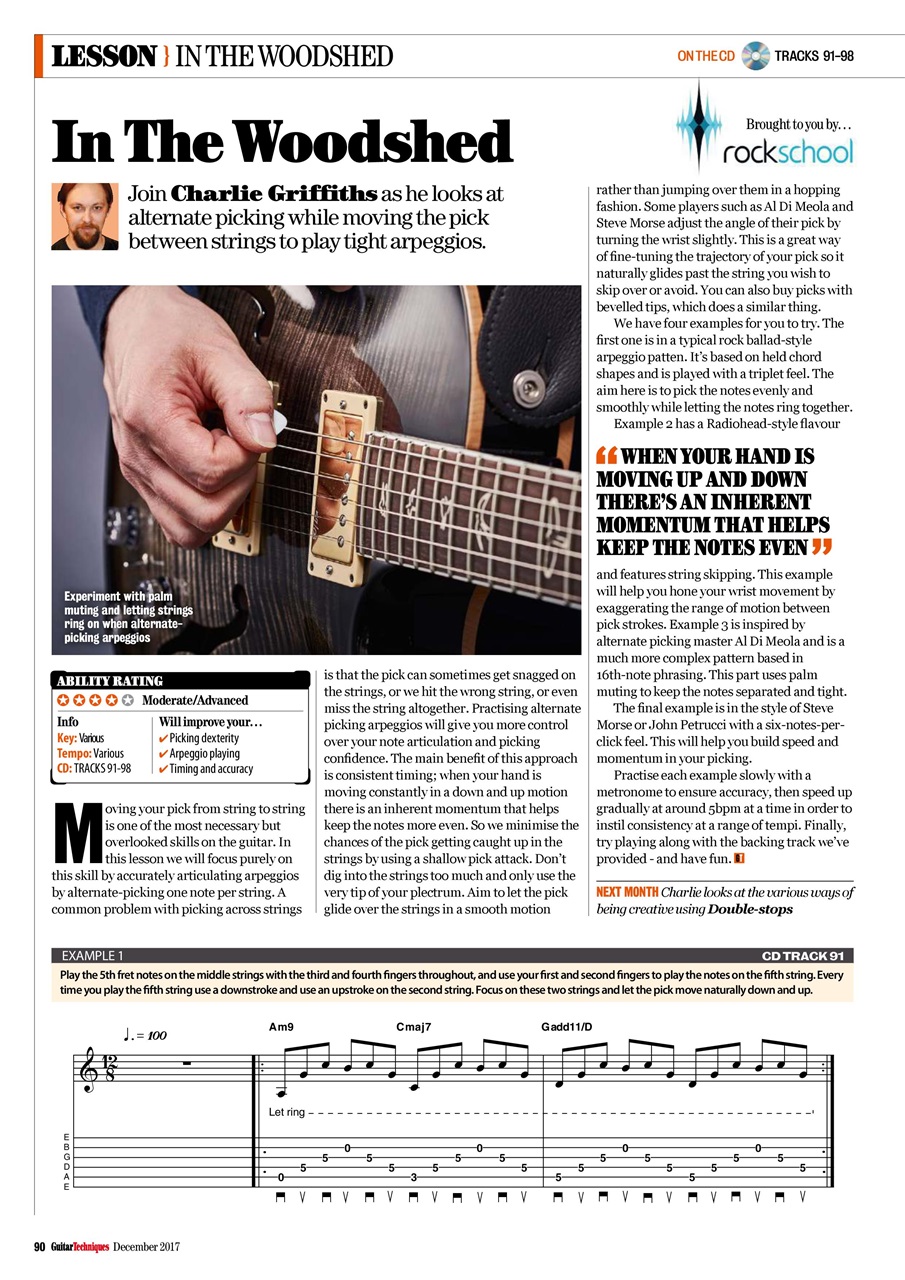 Guitar Techniques Preview Pages