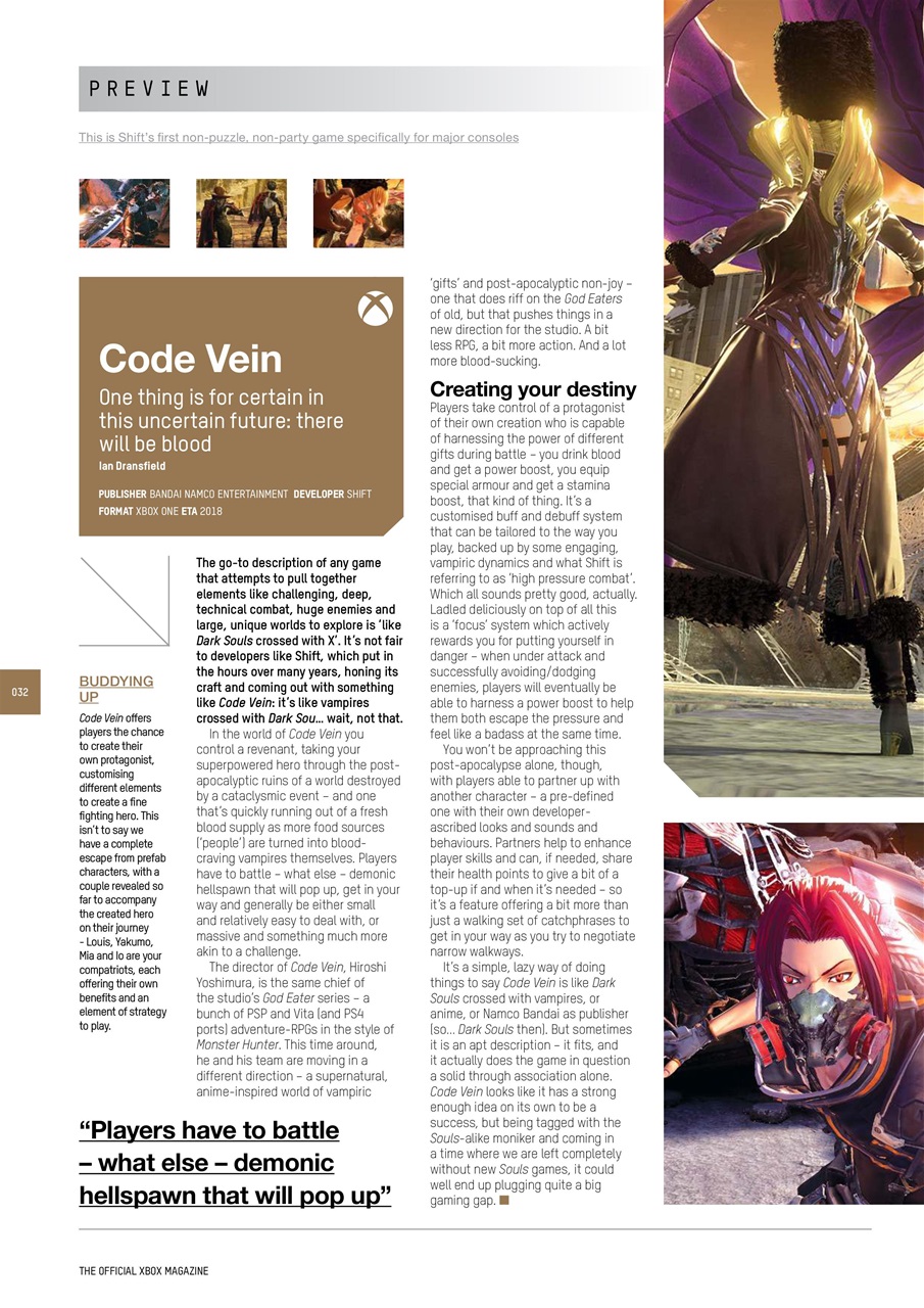 Official Xbox Magazine (UK Edition) Preview Pages