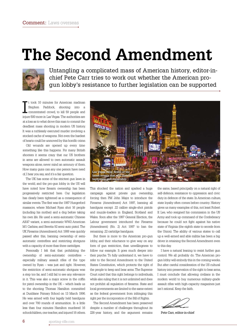 Sporting Rifle Preview Pages