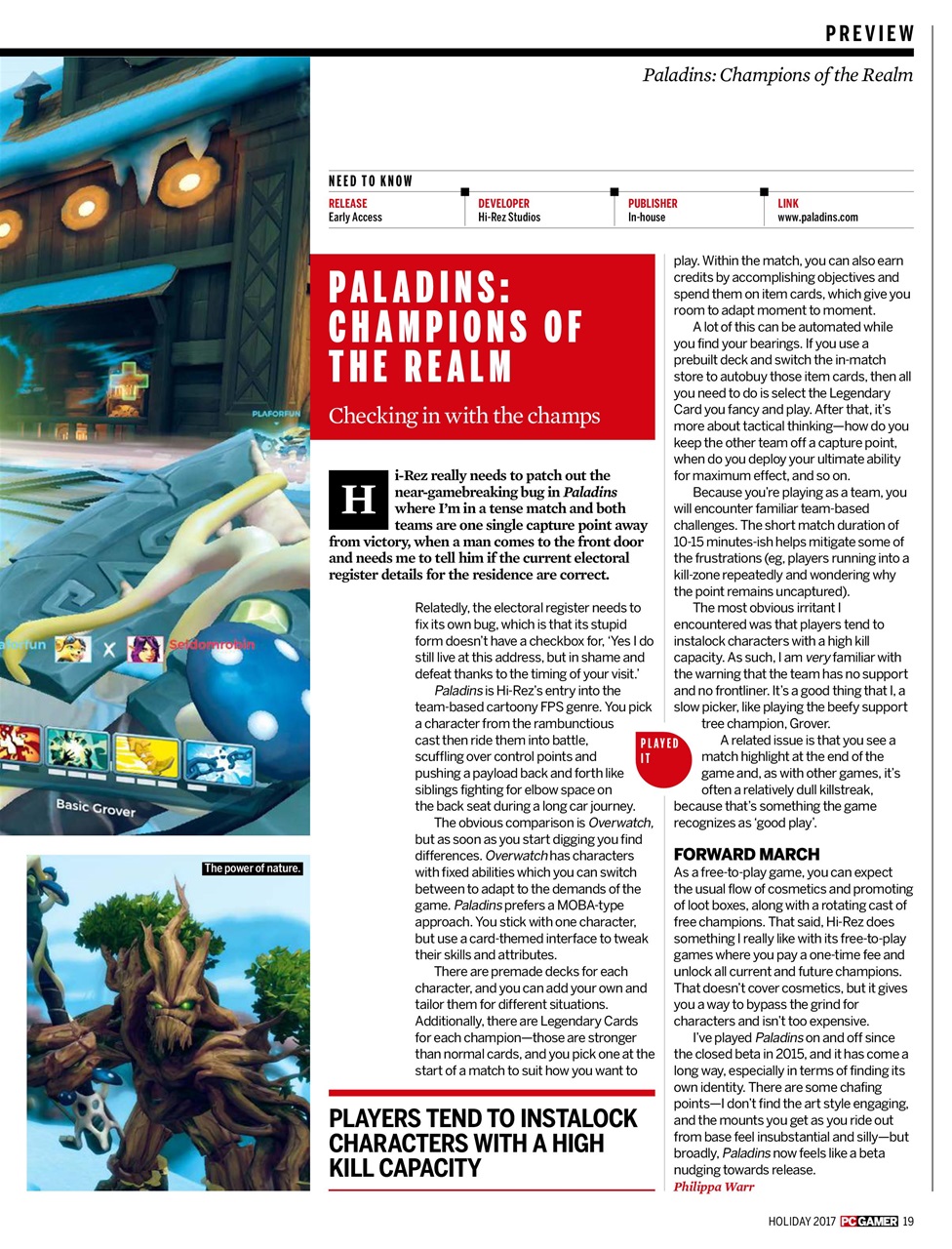 PC Gamer (US Edition) Preview Pages