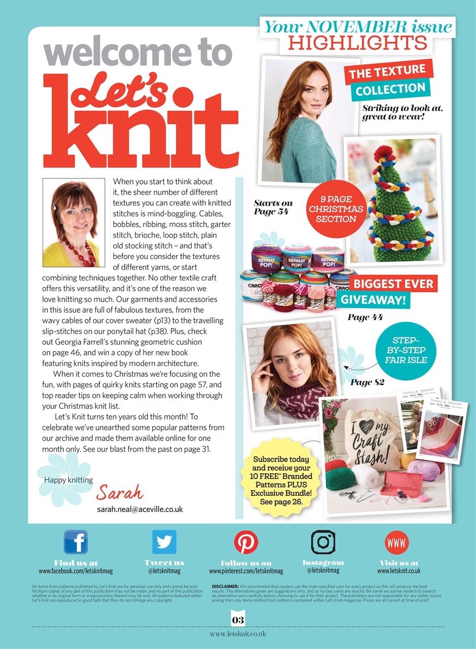 Let's Knit Preview Pages