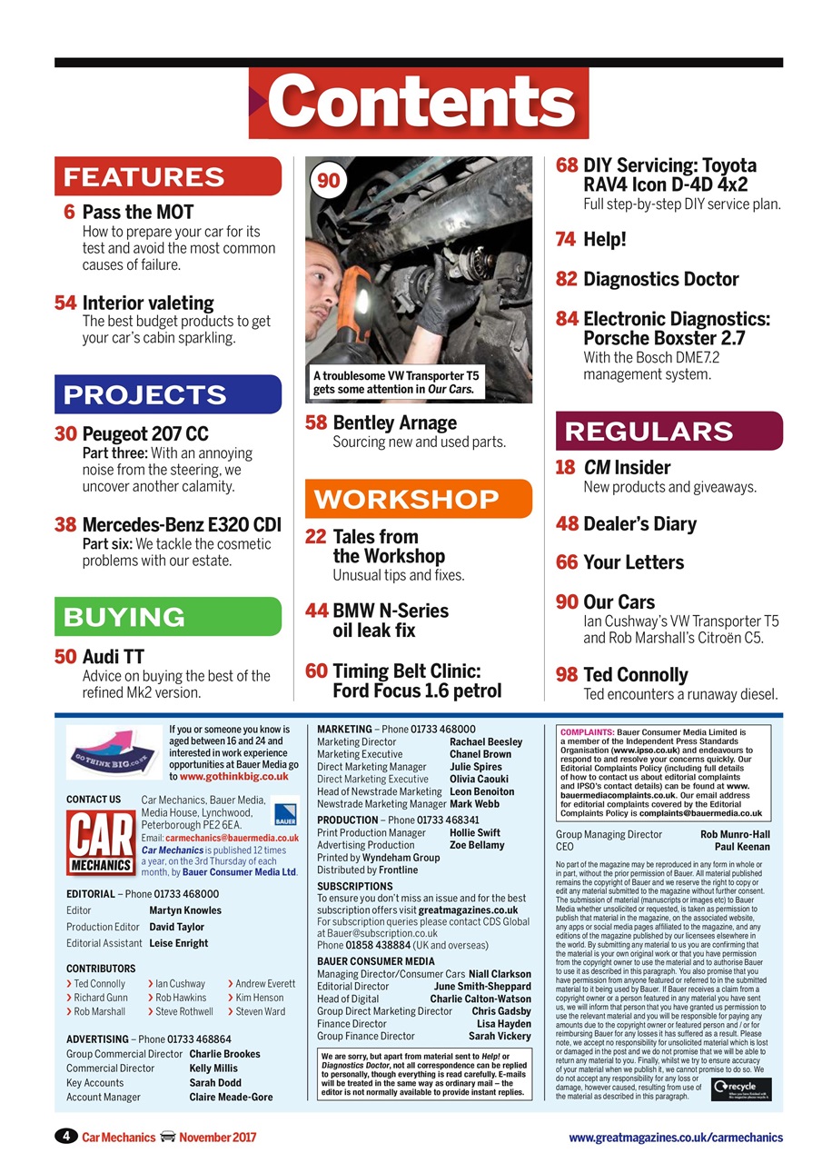 Car Mechanics Preview Pages