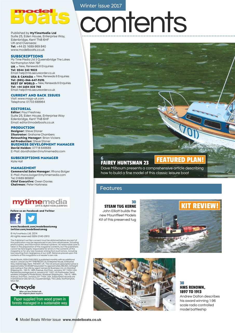Model Boats Preview Pages
