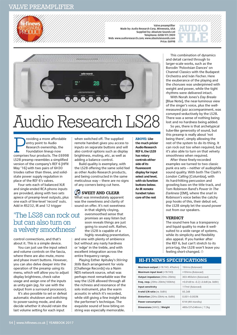 Hi-Fi News Preview Pages