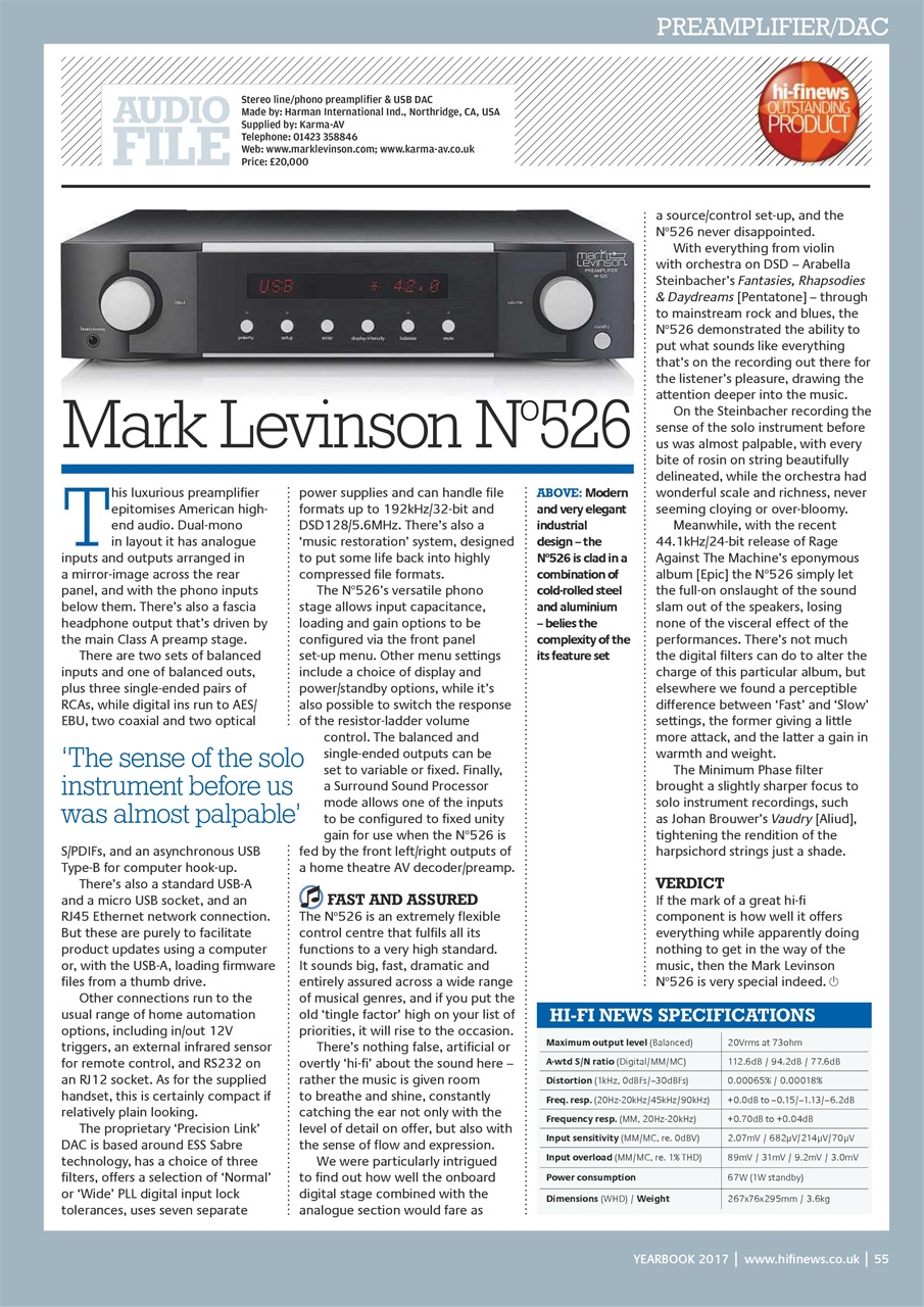 Hi-Fi News Preview Pages