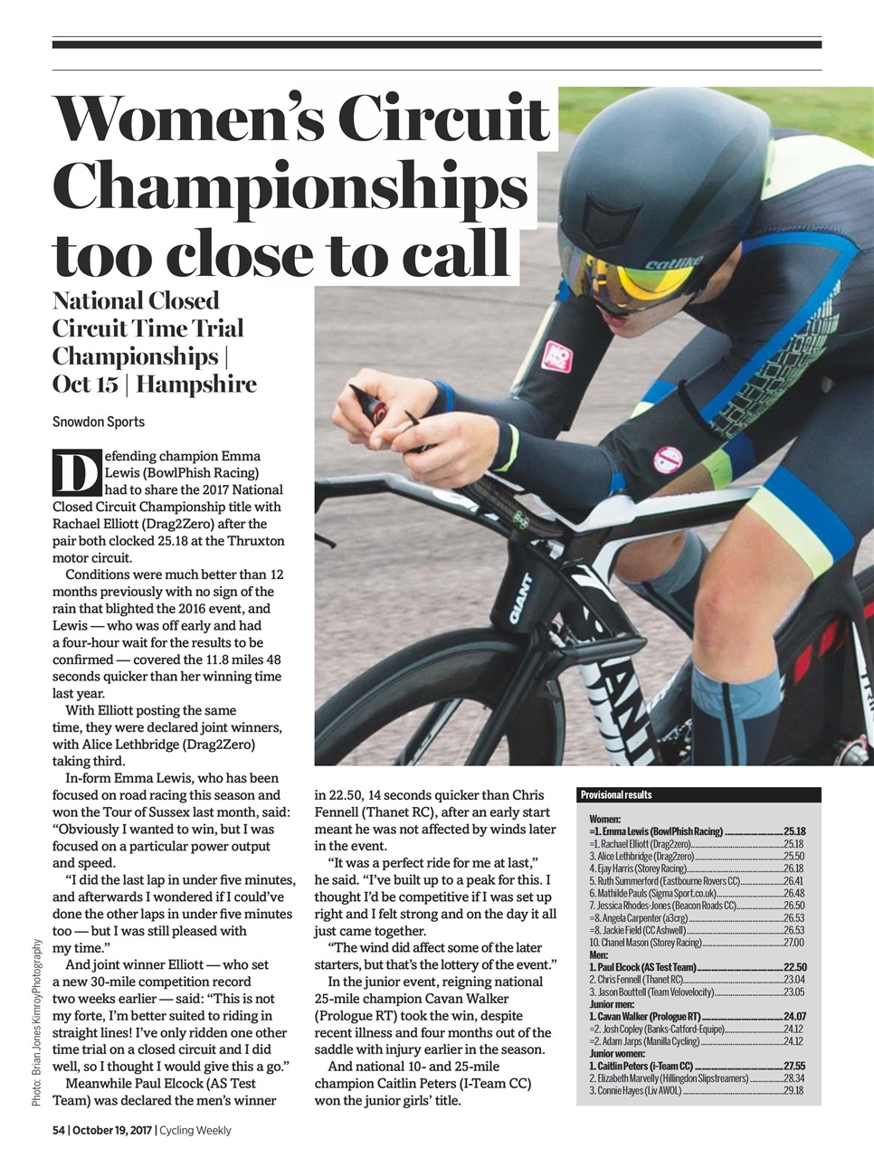 Cycling Weekly Preview Pages