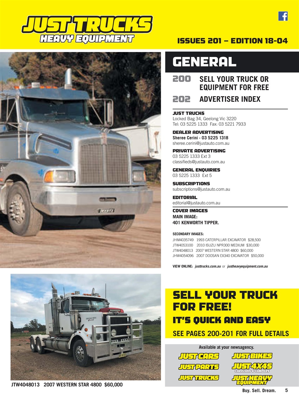 JUST TRUCKS Preview Pages