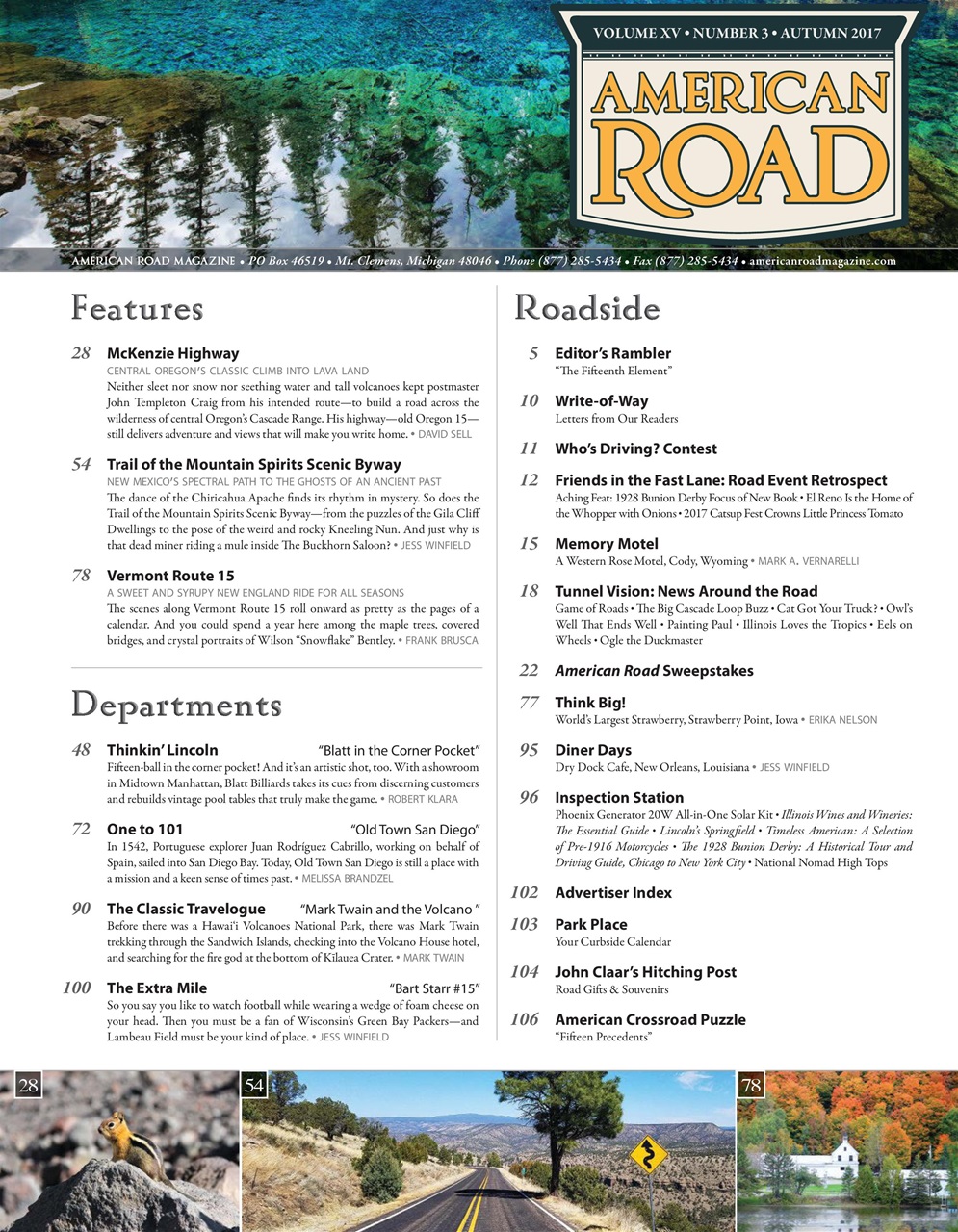 American Road Preview Pages