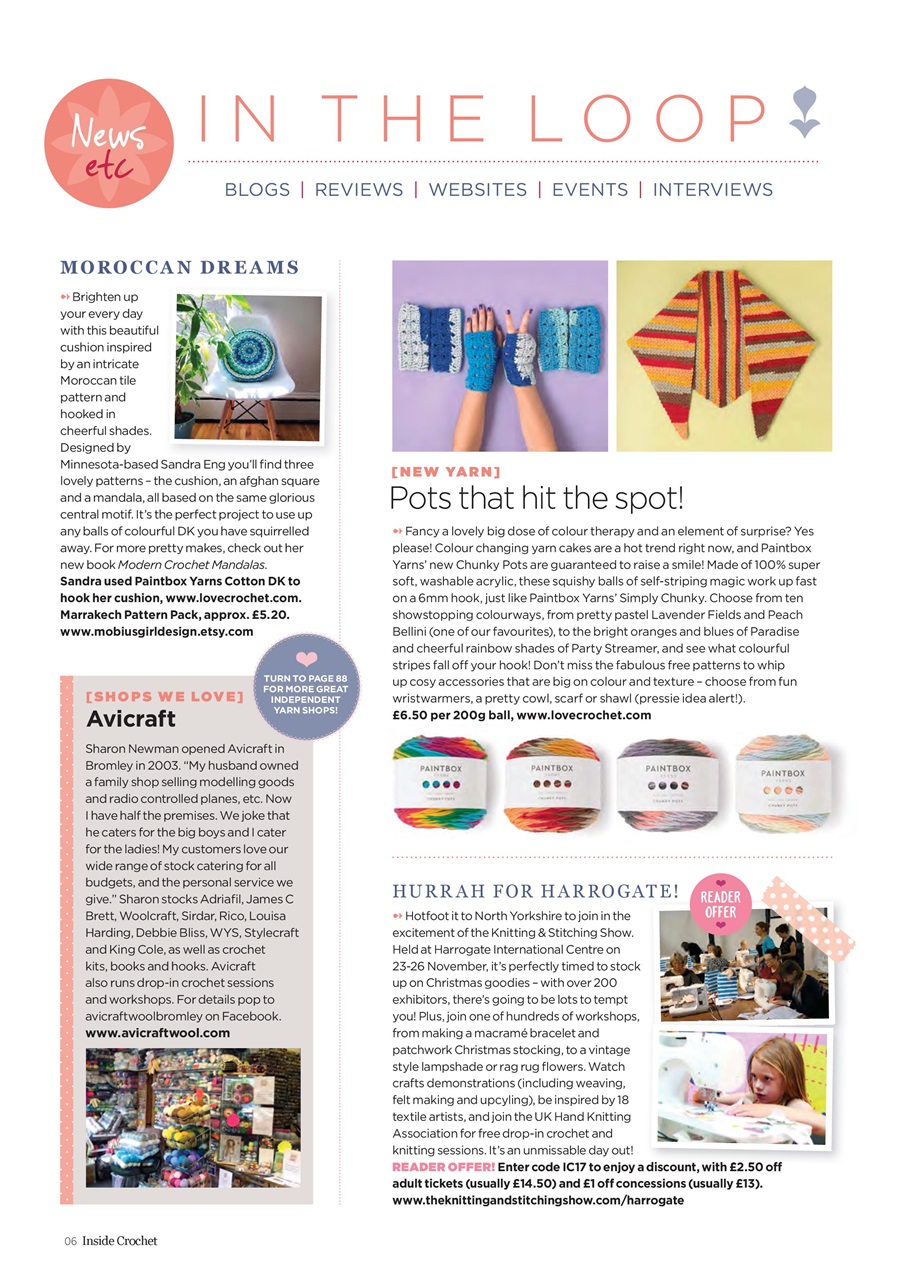 Inside Crochet Preview Pages