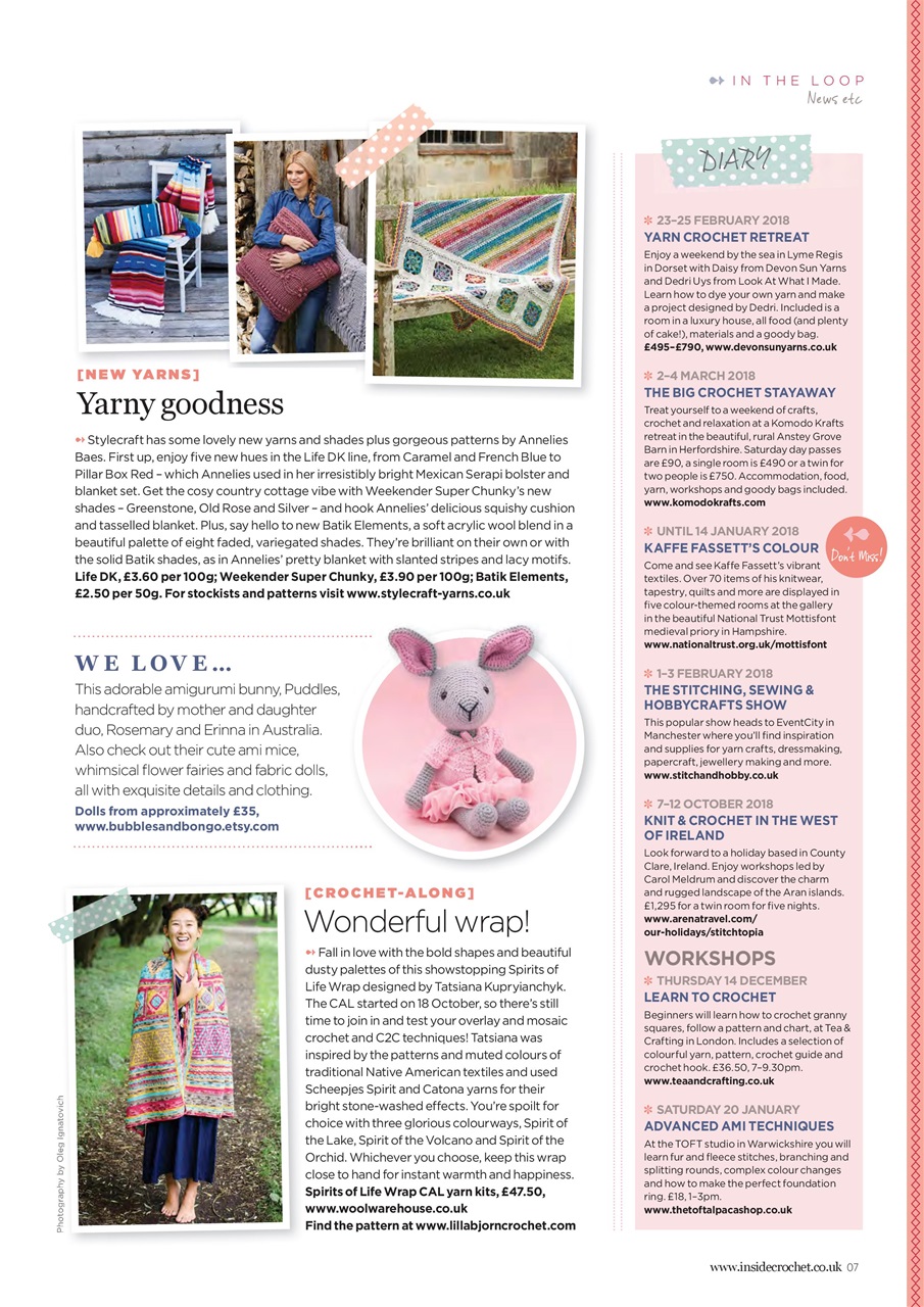 Inside Crochet Preview Pages