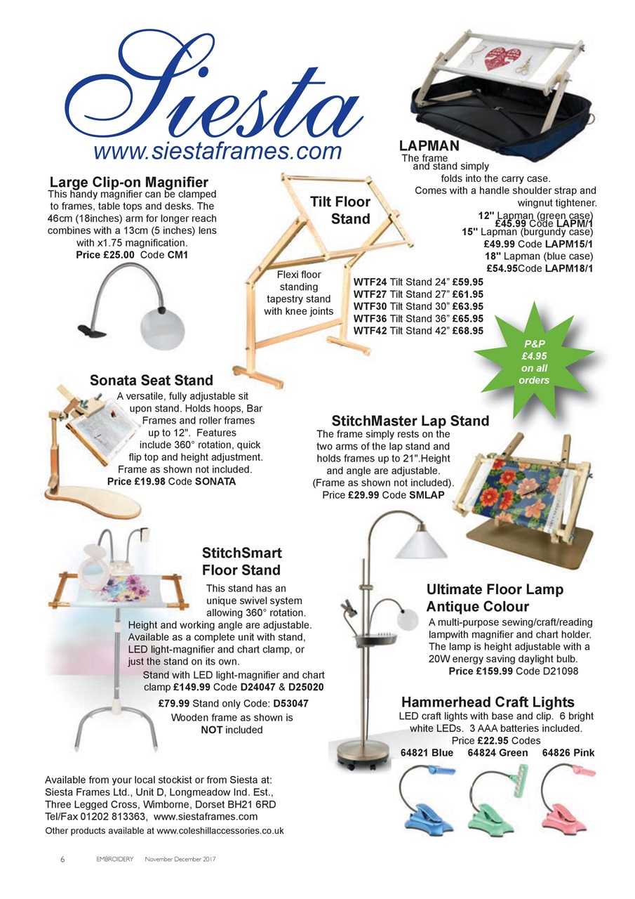 Embroidery Magazine Preview Pages