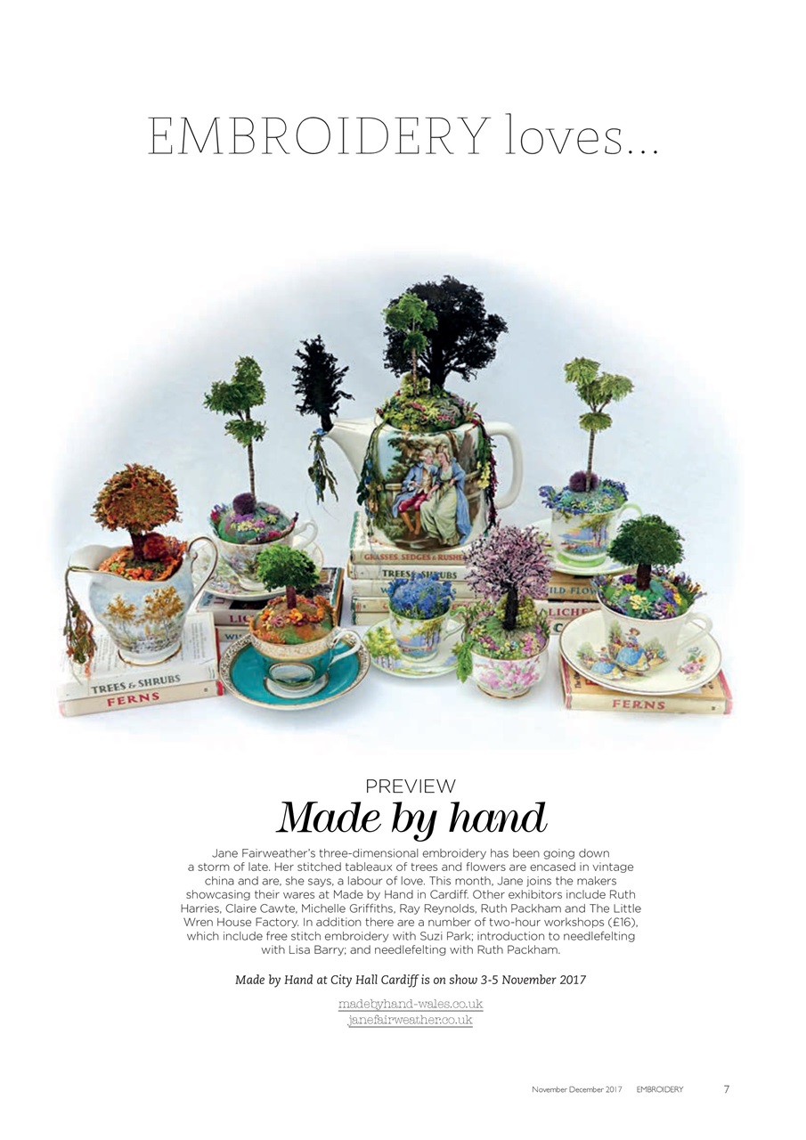Embroidery Magazine Preview Pages
